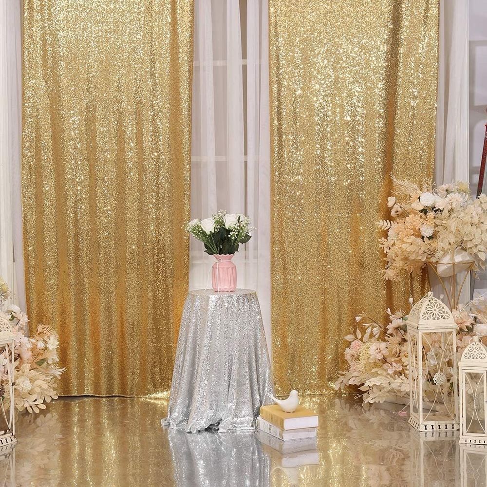 Sequin Fabric Panel - Sequin Backdrop Curtain 60*240cm Glitter Photo
