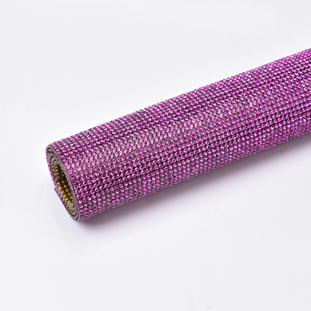 Fuchsia Rhinestone Sticker Tri - Hotfix Rhinestone Sheet 评论和价格