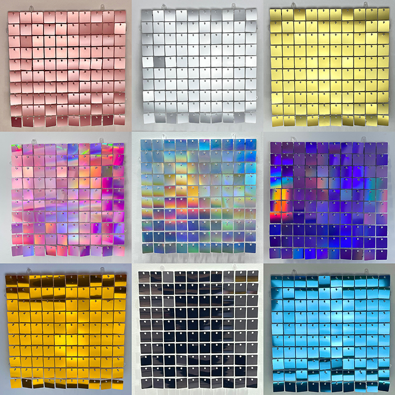 18 Pcs Sequin Panel Background - Sequin Fabric Panel 评论和价格
