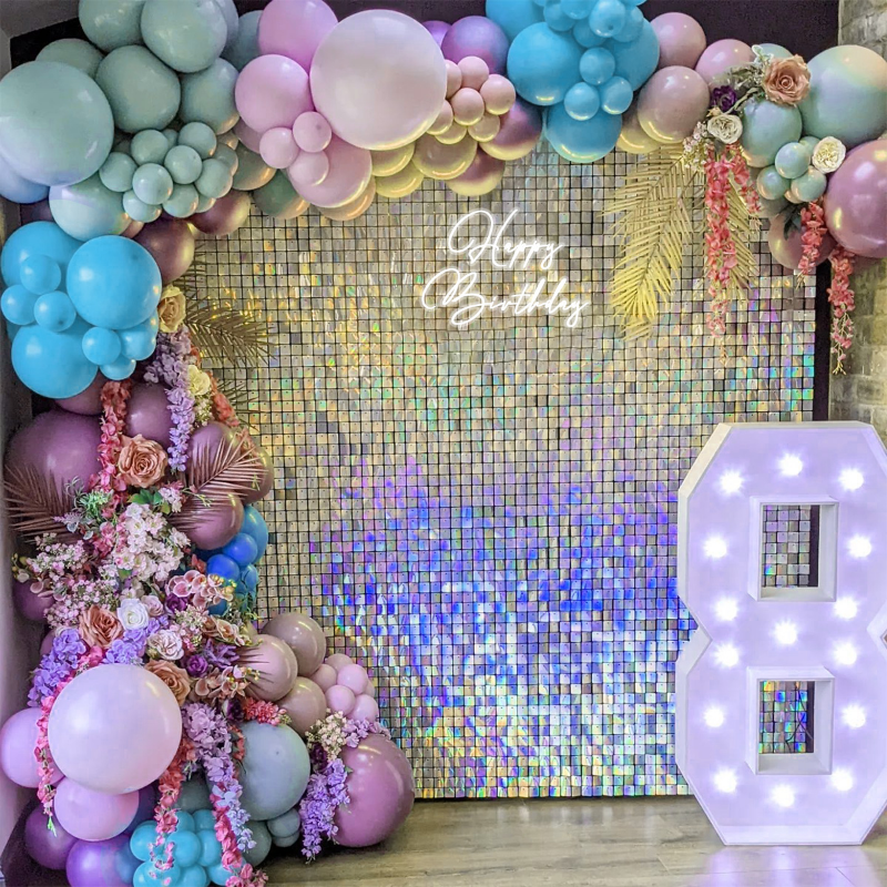 18 Pcs Sequin Panel Background - Sequin Fabric Panel 评论和价格