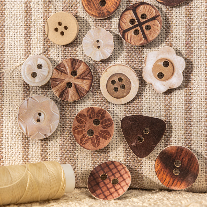 JIANQI 100 Sheets Button shape - Embellishments For Scrapbooking 评论和价格