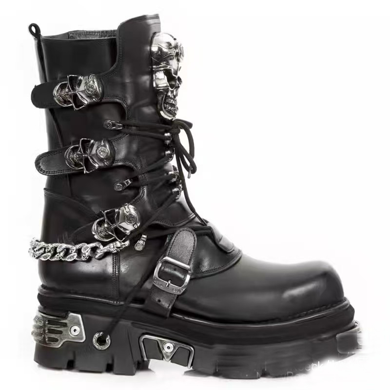 Fashion Men's Genuine Leather  - Guipure Lace Panel 评论和价格
