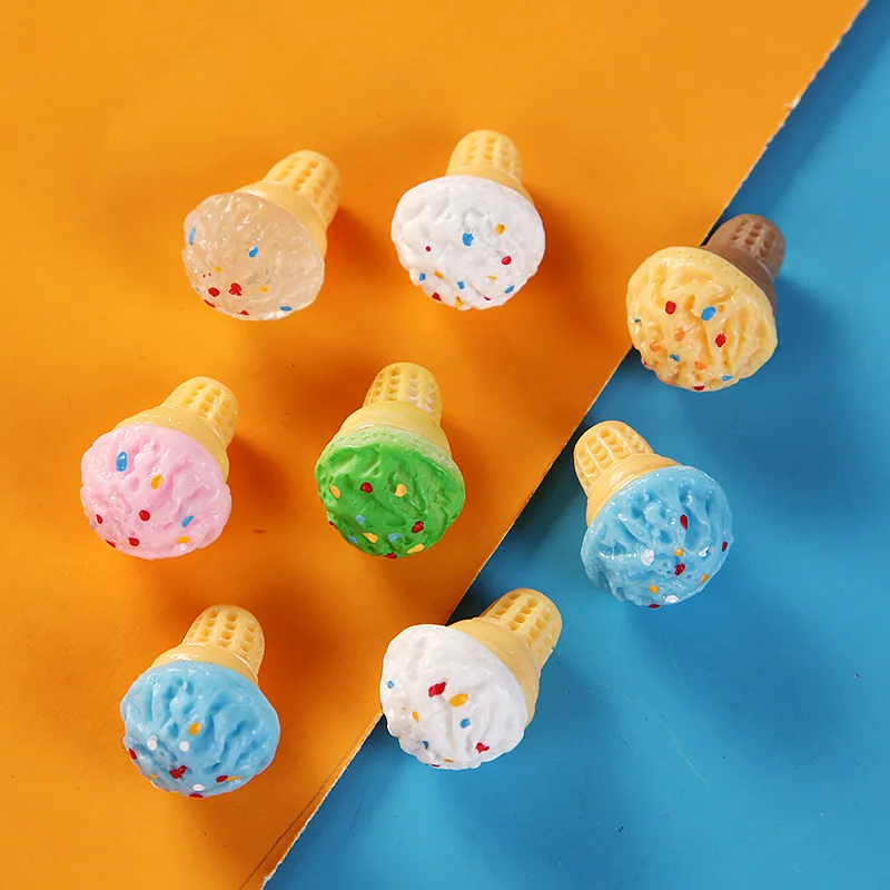 10pcs 3D Kawaii Mini Resin Ice - Christmas Craft Embellishment 评论和价格