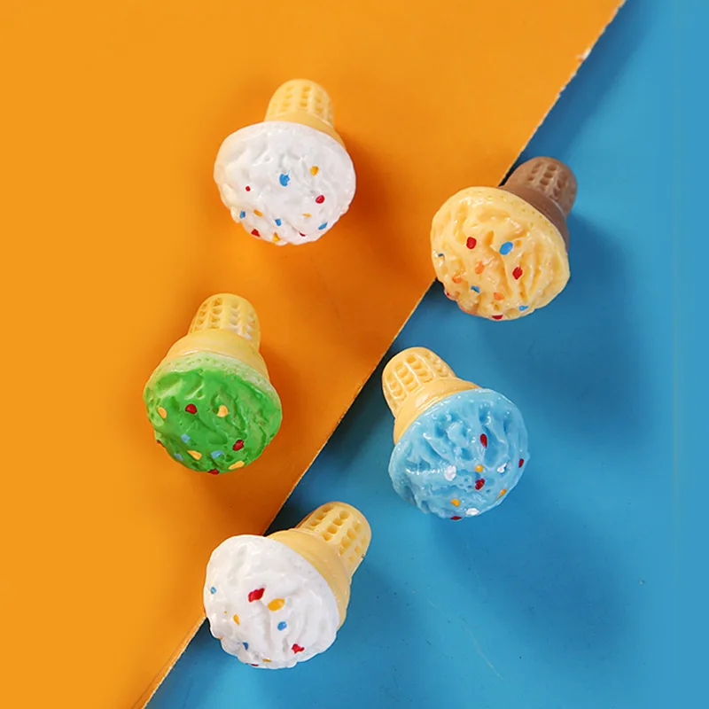 10pcs 3D Kawaii Mini Resin Ice - Christmas Craft Embellishment 评论和价格