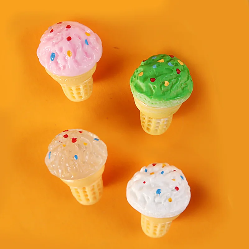 10pcs 3D Kawaii Mini Resin Ice - Christmas Craft Embellishment 评论和价格