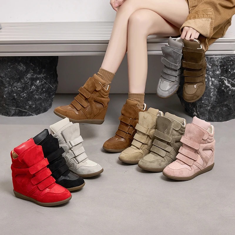 Women Ankle Boots Genuine Leat - Guipure Lace Panel 评论和价格