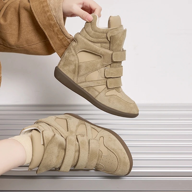 Women Ankle Boots Genuine Leat - Guipure Lace Panel 评论和价格