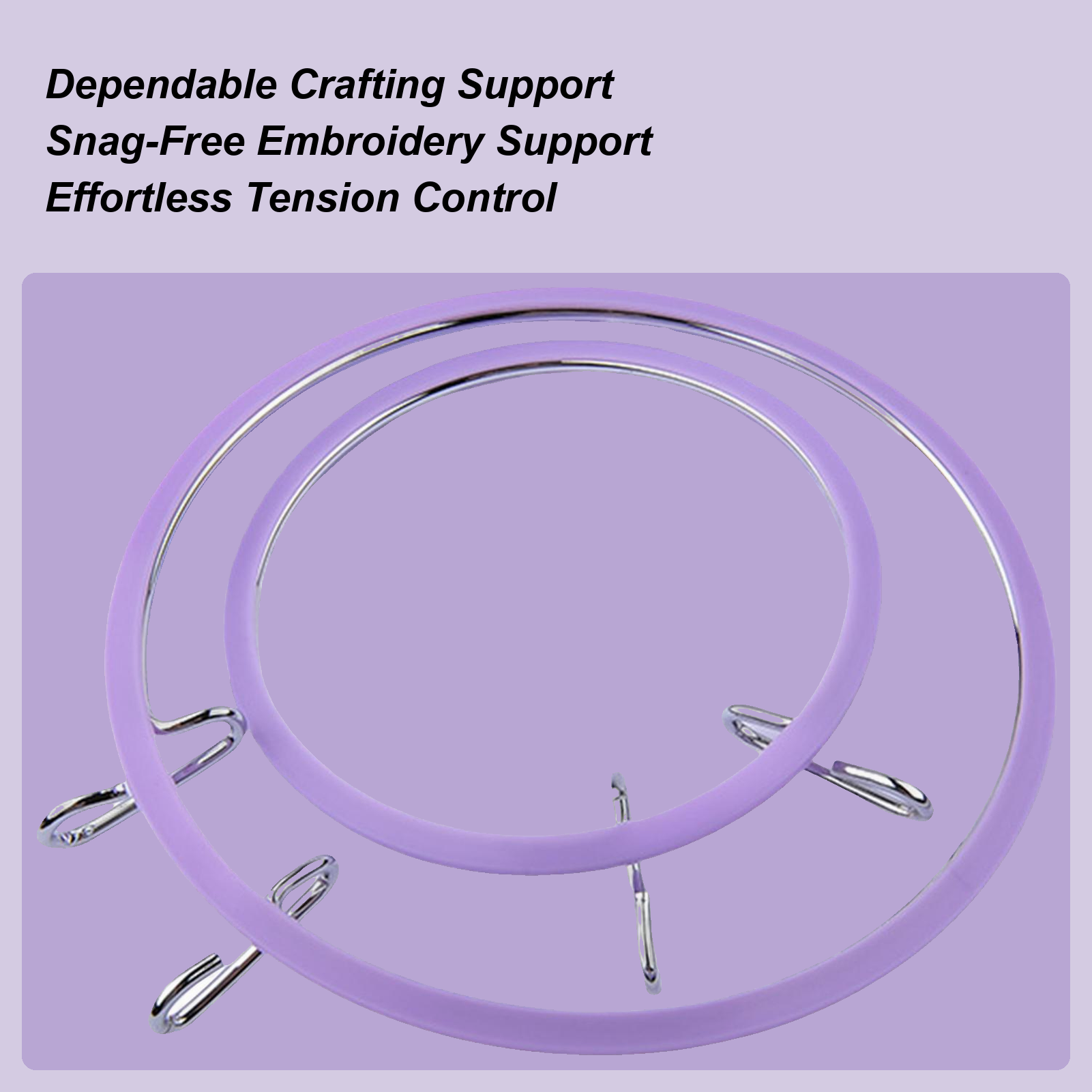 Hoop For Cross Stitching Metal - Embroidery Craft 评论和价格