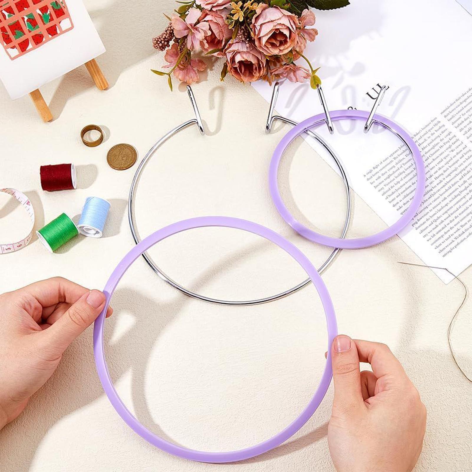 Hoop For Cross Stitching Metal - Embroidery Craft 评论和价格