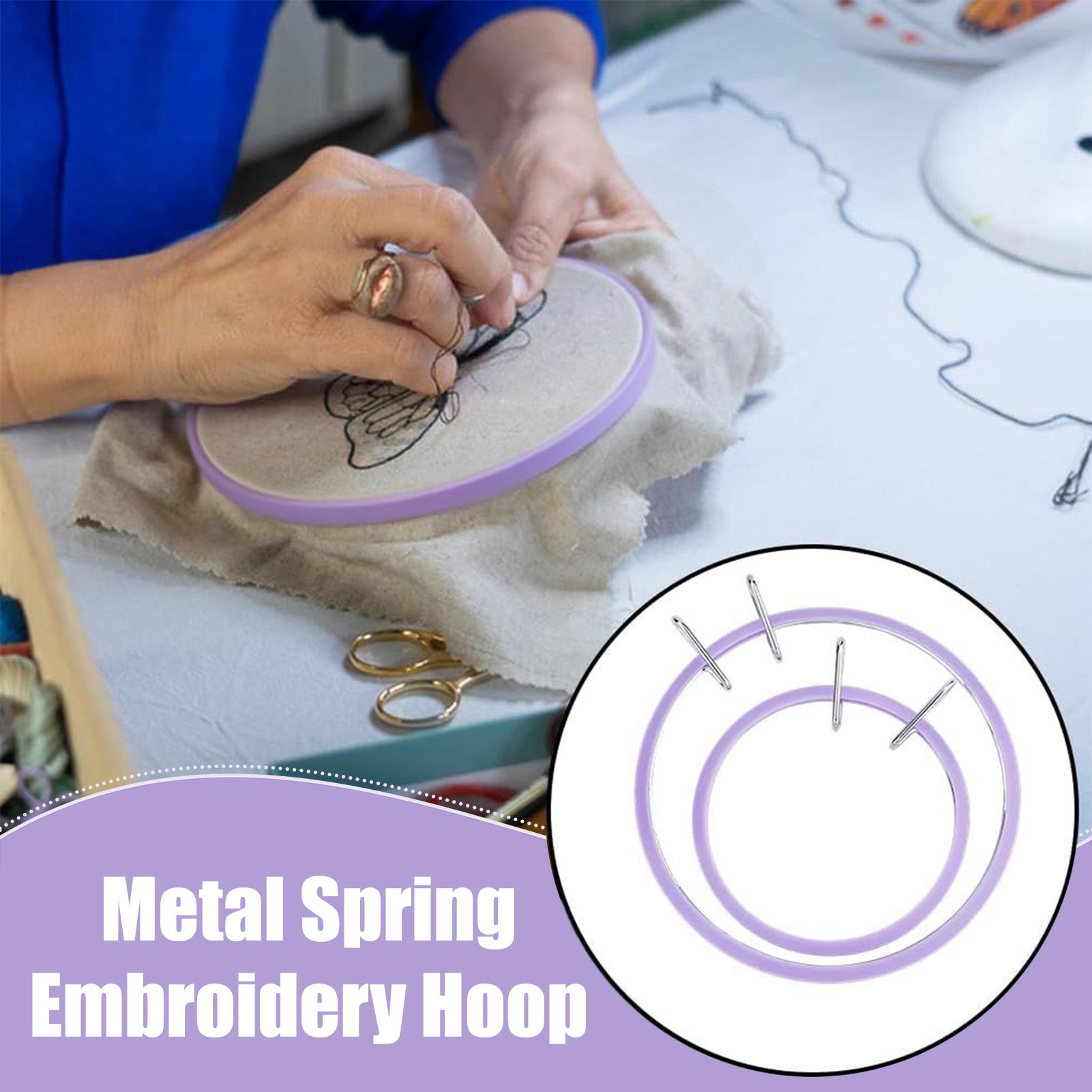 Hoop For Cross Stitching Metal - Embroidery Craft 评论和价格