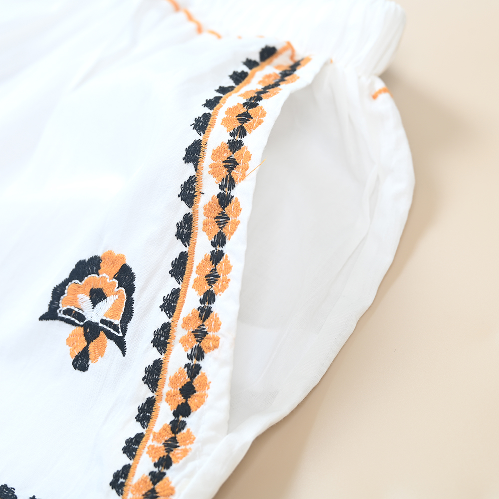 Summer New Women's Embroidered - Elastic Lace Trim 评论和价格