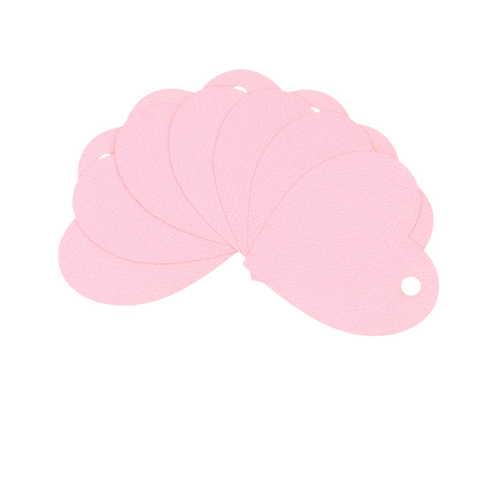 50Pcs Pink Heart-Shaped Paper  - Craft Embellishment 评论和价格