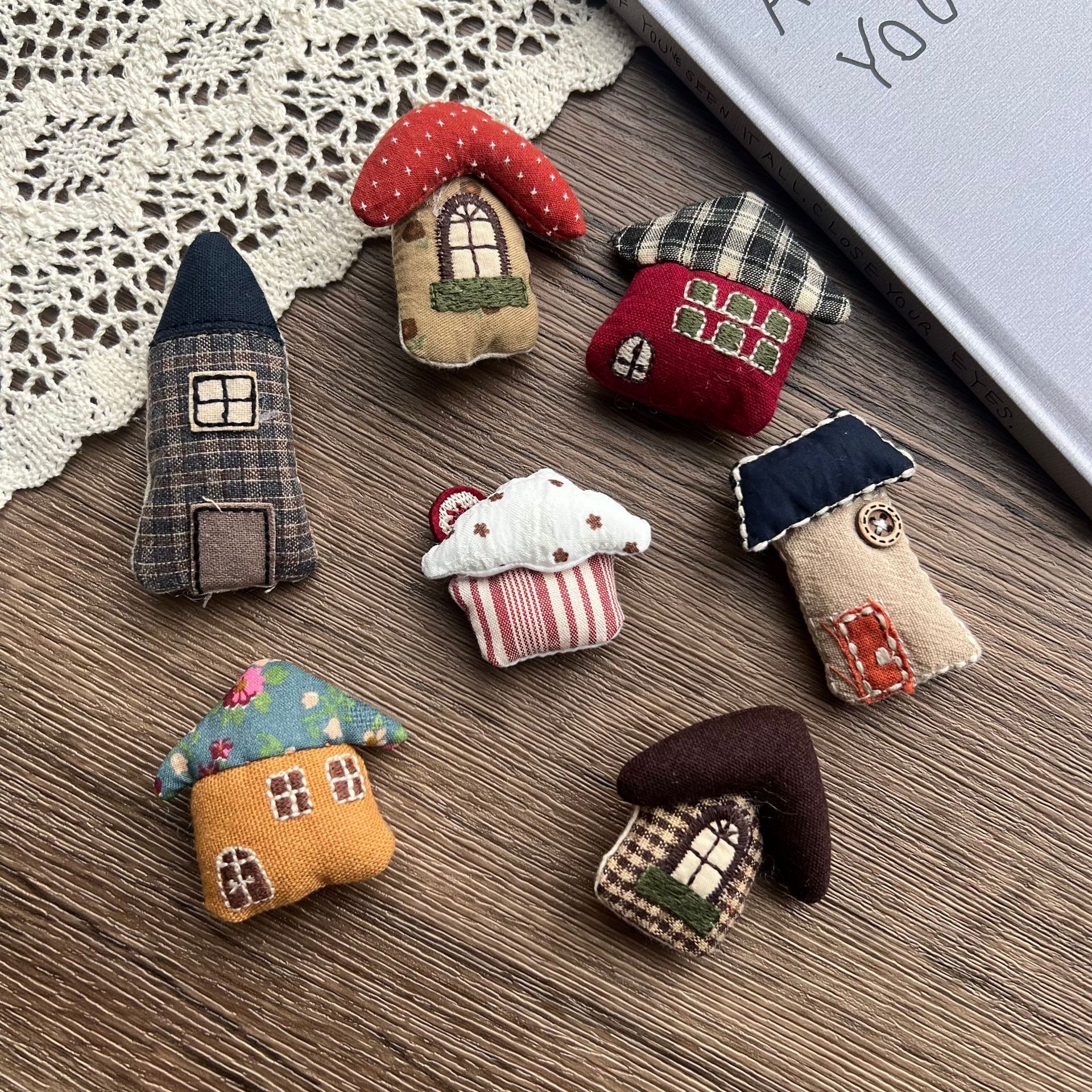 Stuffed Fabric Mushroom House  - Craft Embellishment 评论和价格