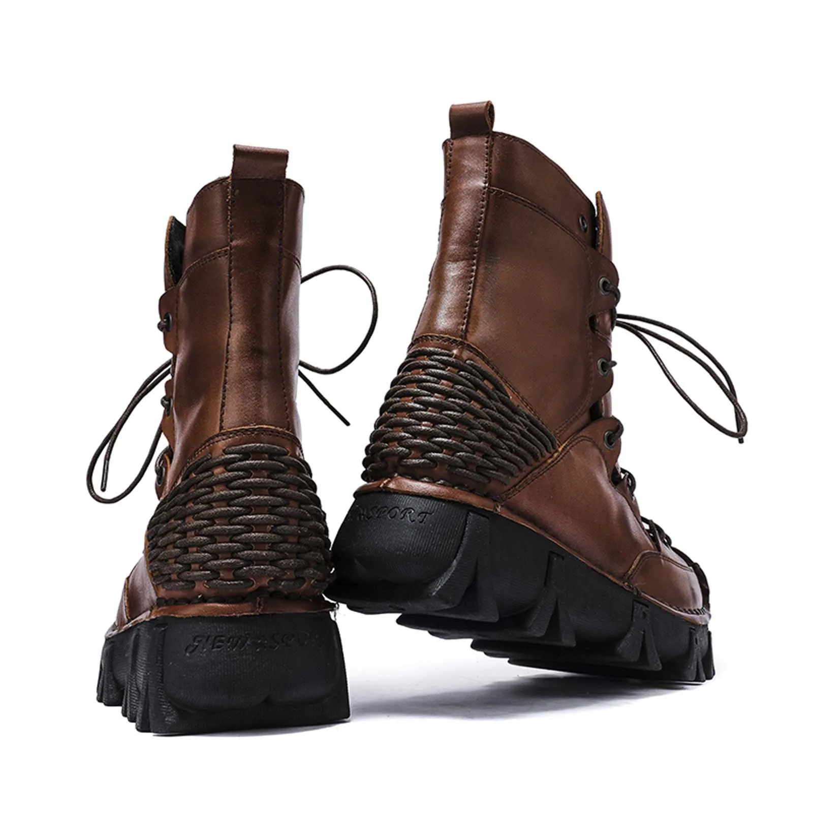 Fashion Genuine Leather Motorc - Guipure Lace Panel 评论和价格