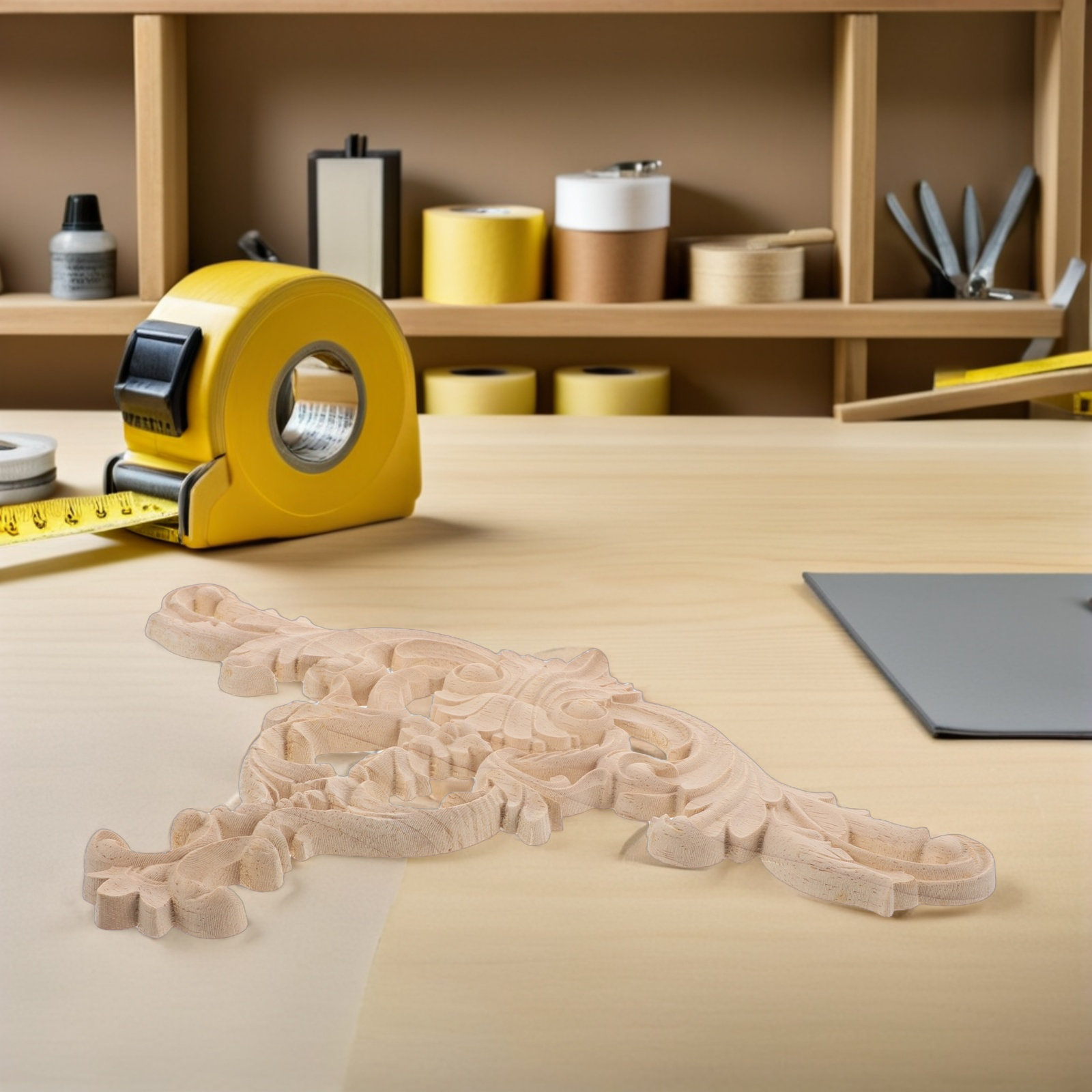 Wood Appliques for Furniture V - Craft Embellishment 评论和价格