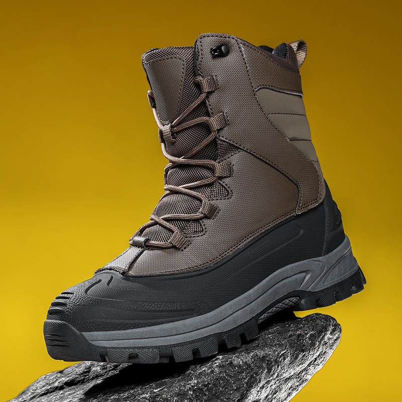 Men's Non-Slip Warm Hiking Sho - Guipure Lace Panel 评论和价格