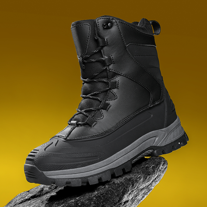 Men's Non-Slip Warm Hiking Sho - Guipure Lace Panel 评论和价格