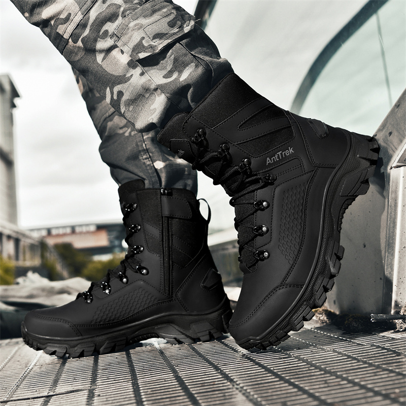 New Men Tactical Boots Hunting - Guipure Lace Panel 评论和价格