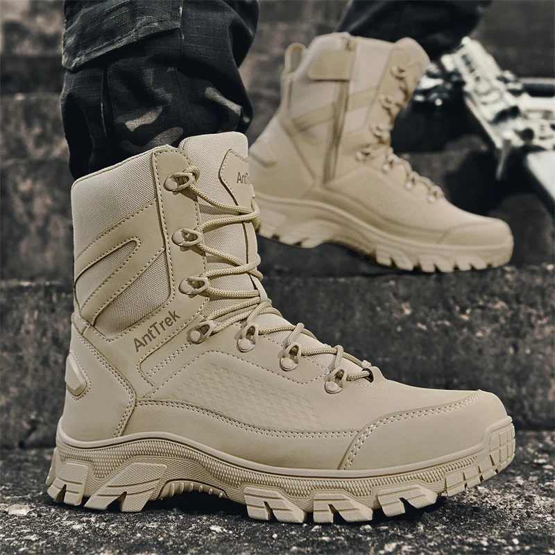 New Men Tactical Boots Hunting - Guipure Lace Panel 评论和价格