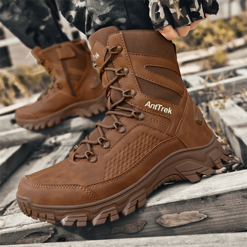 New Men Tactical Boots Hunting - Guipure Lace Panel 评论和价格