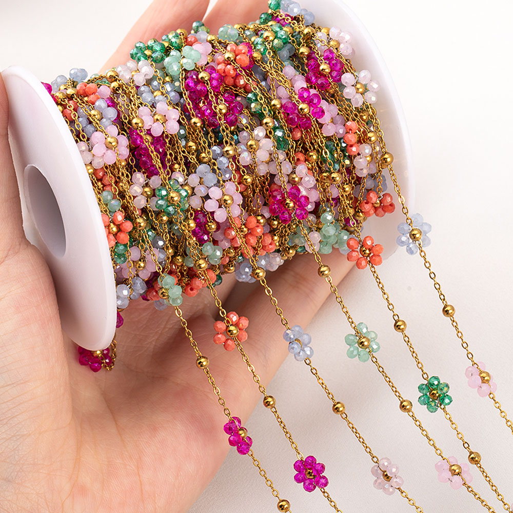 1 Meters Stainless Steel Chain - Embroidery Embellishments 评论和价格