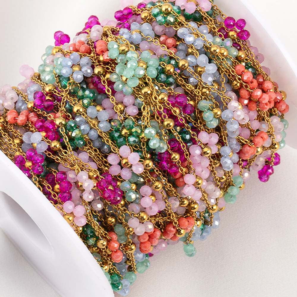 1 Meters Stainless Steel Chain - Embroidery Embellishments 评论和价格