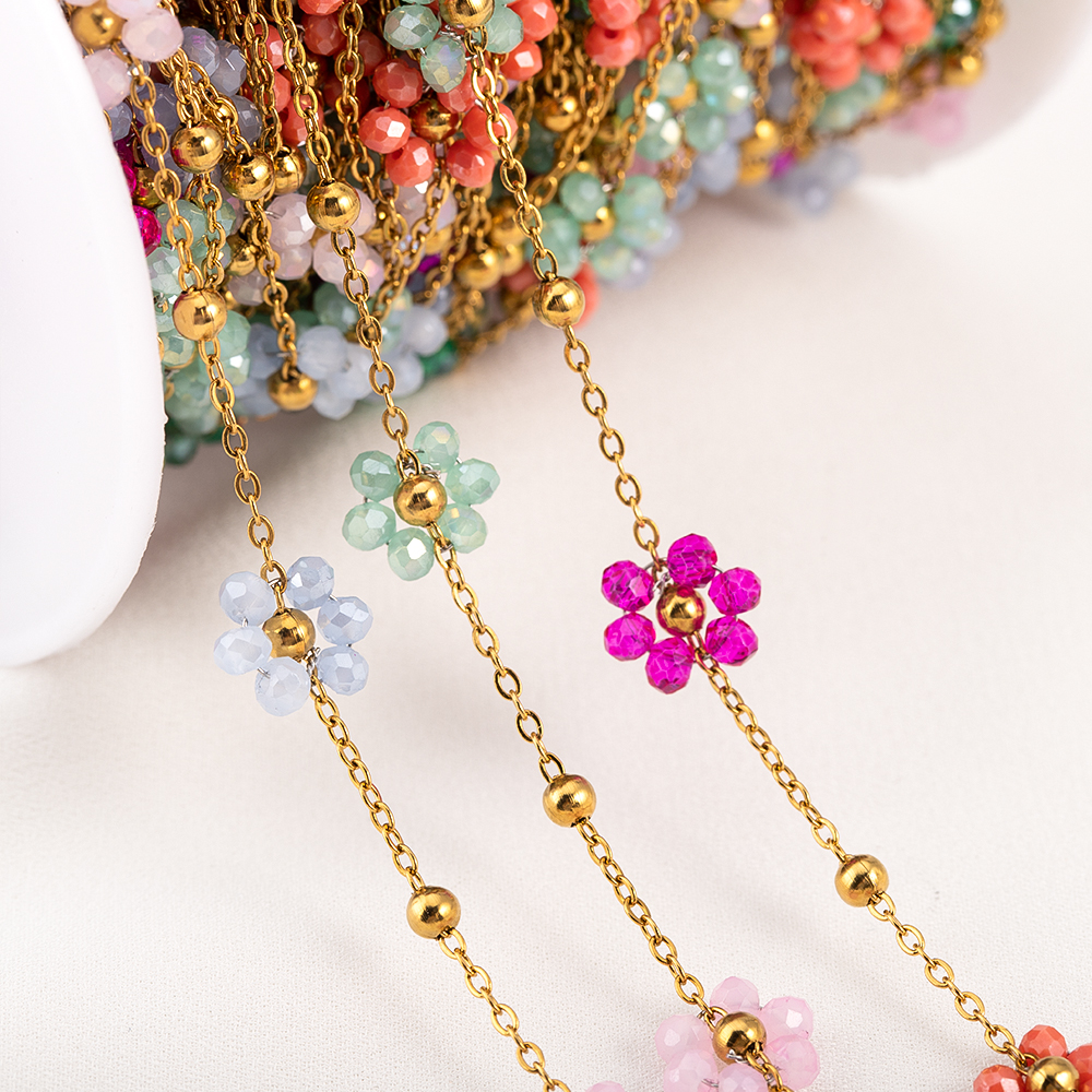 1 Meters Stainless Steel Chain - Embroidery Embellishments 评论和价格