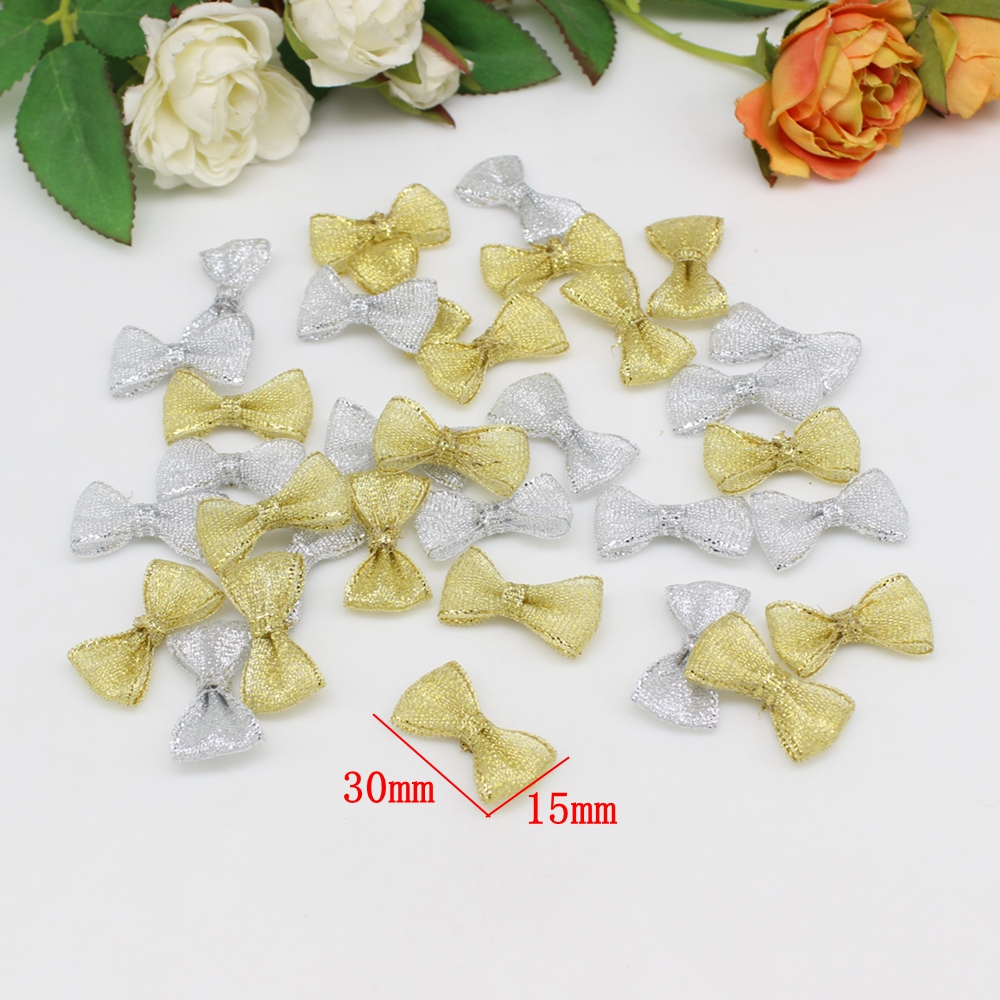 50/100pcs 15mm-30mm Gold and S - Embellishments For Scrapbooking 评论和价格