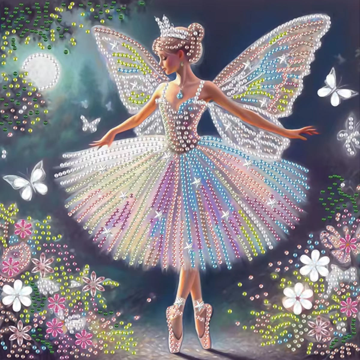 Butterfly Fairy Pattern Series - Embroidery Embellishments 评论和价格