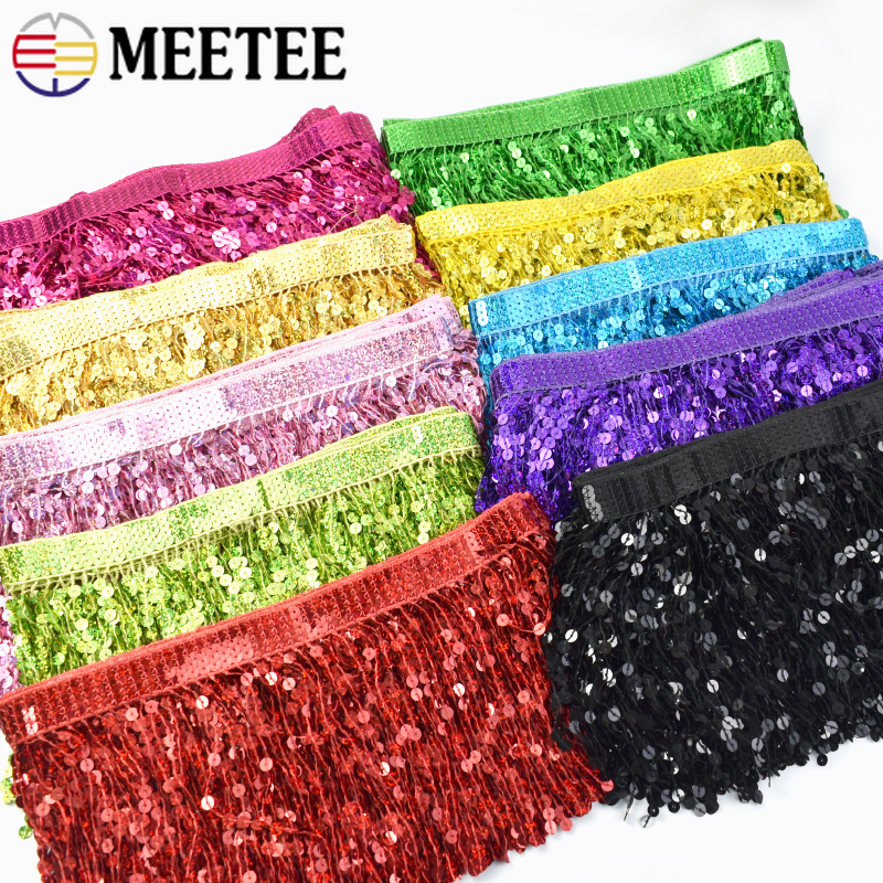 1-5Meters 16cm Beaded Tassel F - Fringe Ribbon Sewing 评论和价格