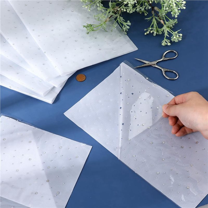 HLZS-40 Sheet Iron-On Rhinesto - Hotfix Rhinestone Sheet 评论和价格