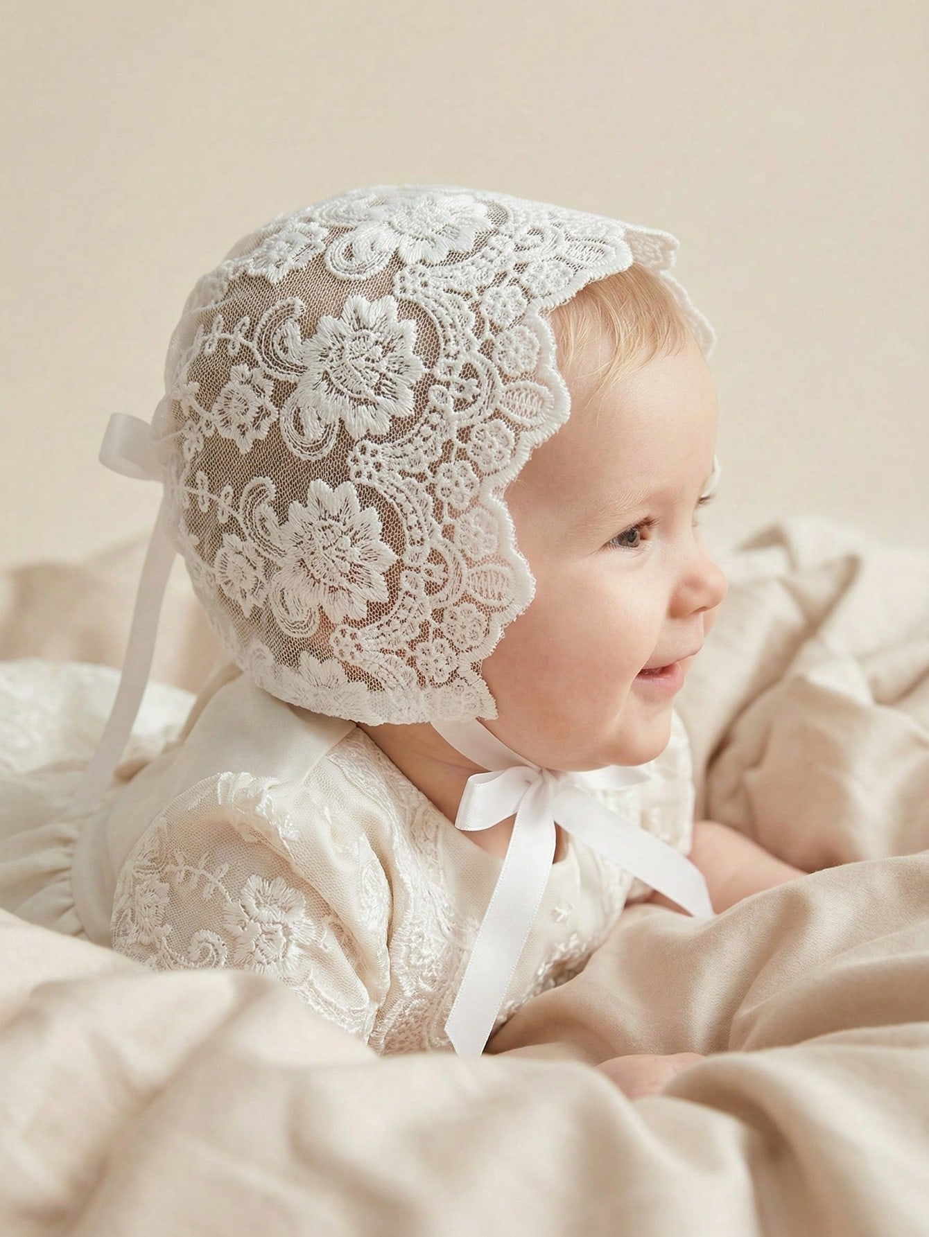Baby Lace Brim Headband Hat He - Embroidery Embellishments 评论和价格