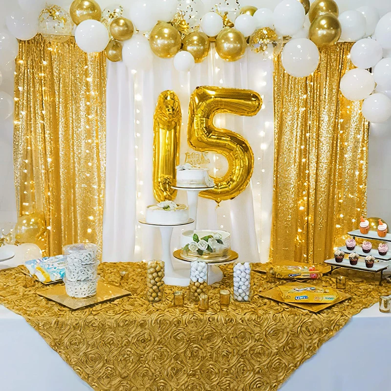 1PC Pink Sequin Backdrop Curta - Sequin Fabric Panel 评论和价格