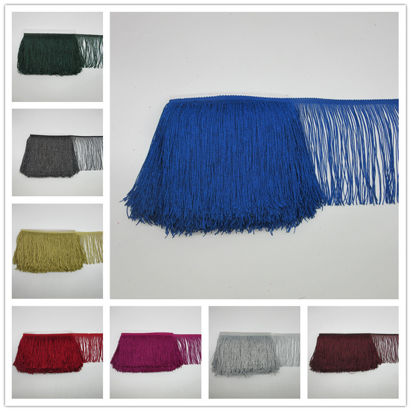 1 yard/lot 15CM Long Polyester - Fringe Ribbon Sewing 评论和价格