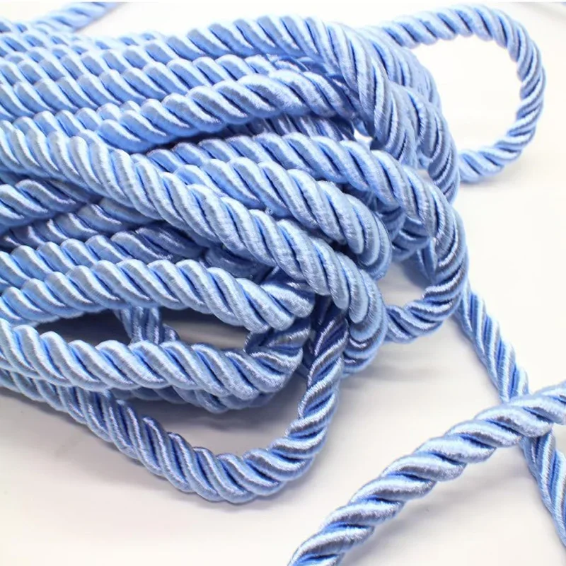 5/10M Silk Rope 3-Ply Braided  - Cord Trim Twisted 评论和价格