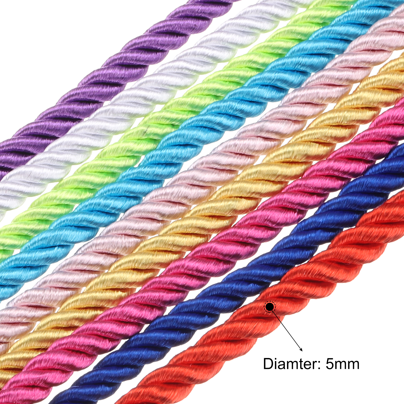 Uxcell Twisted Cord Trim, 22 Y - Cord Trim Twisted 评论和价格