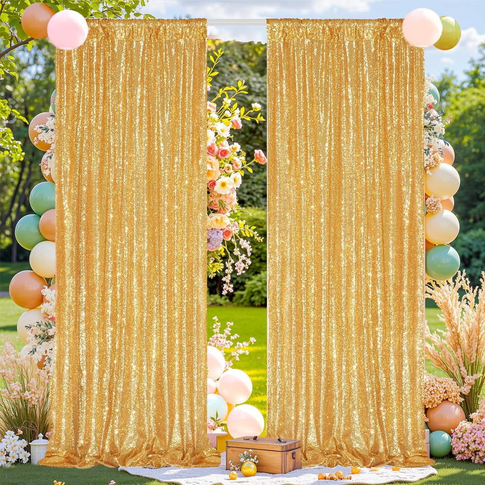 Silver Sequin Backdrop Curtain - Sequin Fabric Panel 评论和价格