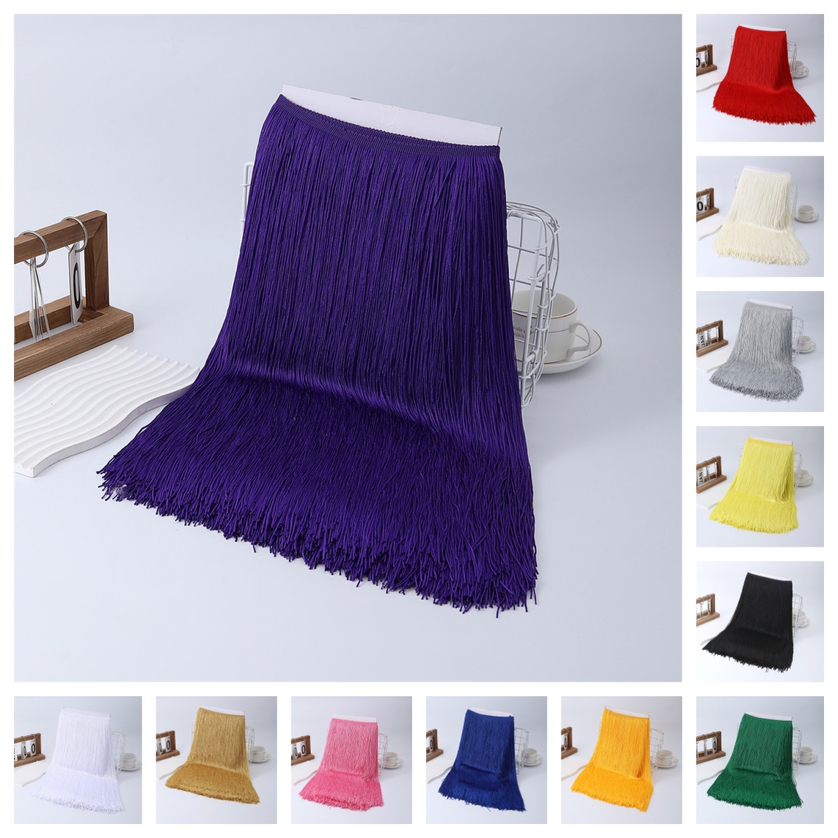 9 Meters Lace Trim Tassel Frin - Fringe Ribbon Sewing 评论和价格