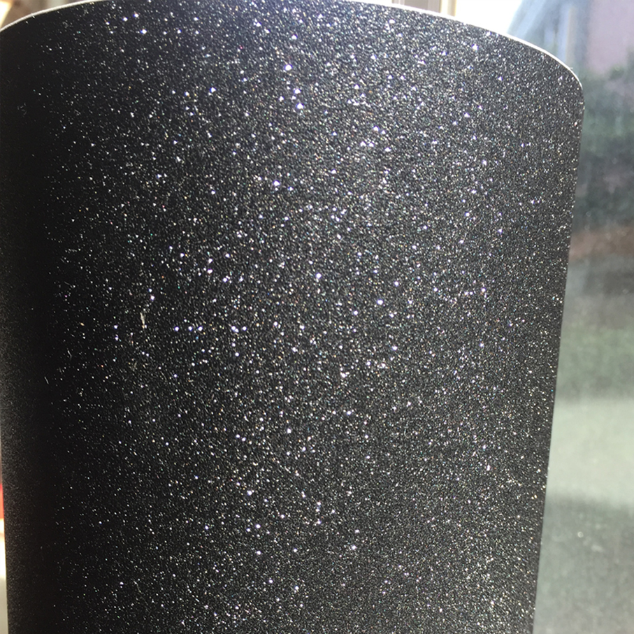 50CM*300CM black Glitter Diamo - Glitter Vinyl Roll 评论和价格