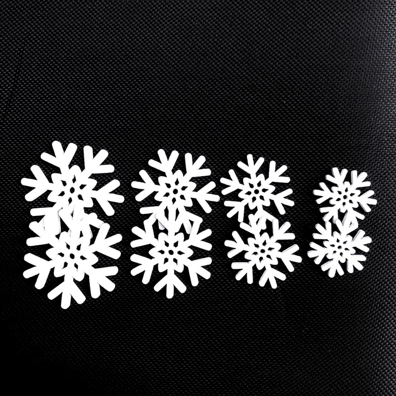 50pcs 20mm 25mm 30mm 35mm Mix  - Christmas Craft Embellishment 评论和价格