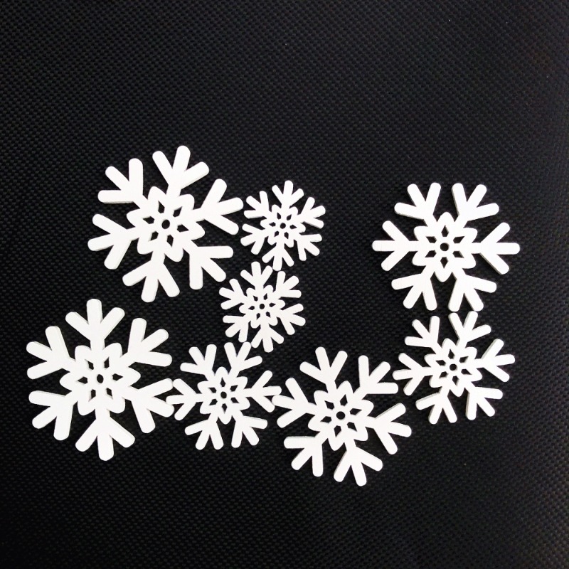 50pcs 20mm 25mm 30mm 35mm Mix  - Christmas Craft Embellishment 评论和价格