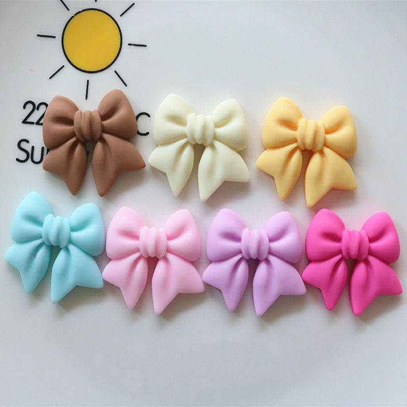 10PCS 30*29mm Bowknot Resin De - Embellishment Glue Craft 评论和价格