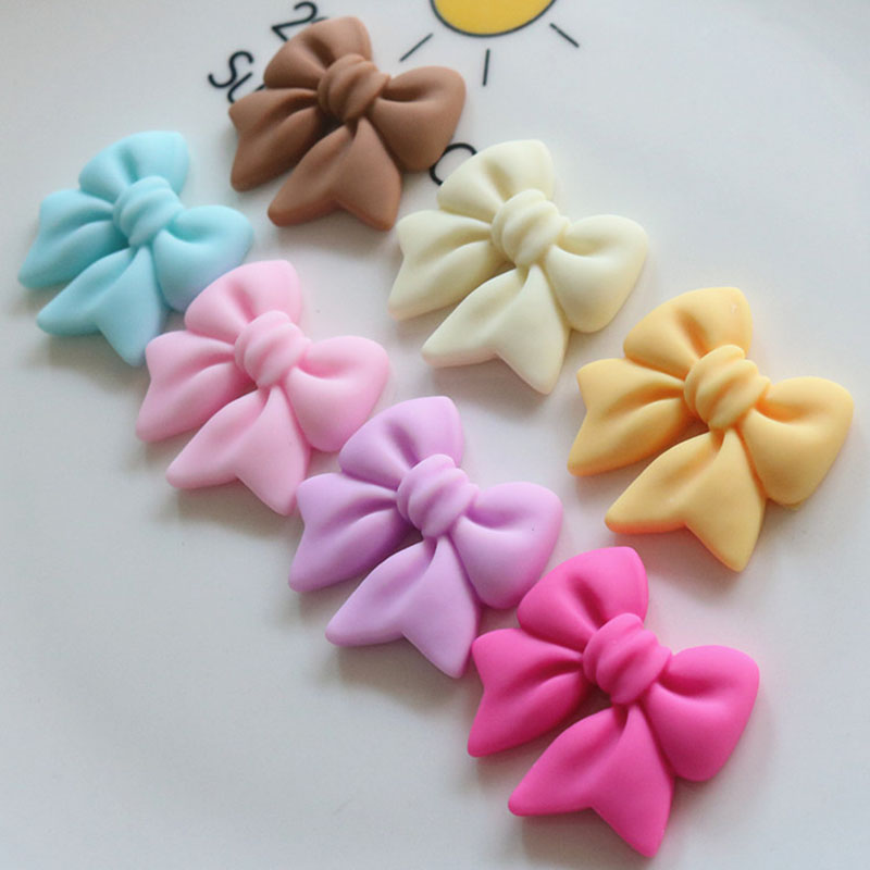 10PCS 30*29mm Bowknot Resin De - Embellishment Glue Craft 评论和价格