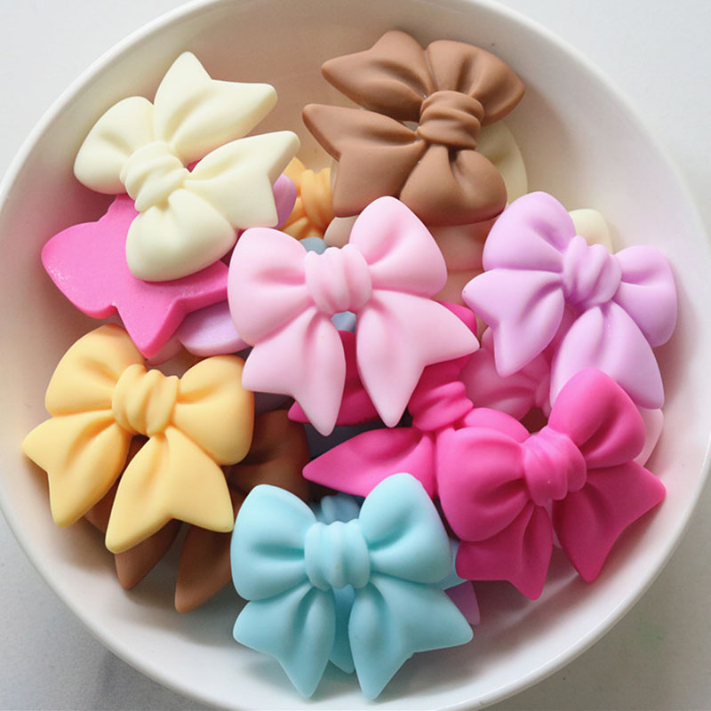 10PCS 30*29mm Bowknot Resin De - Embellishment Glue Craft 评论和价格
