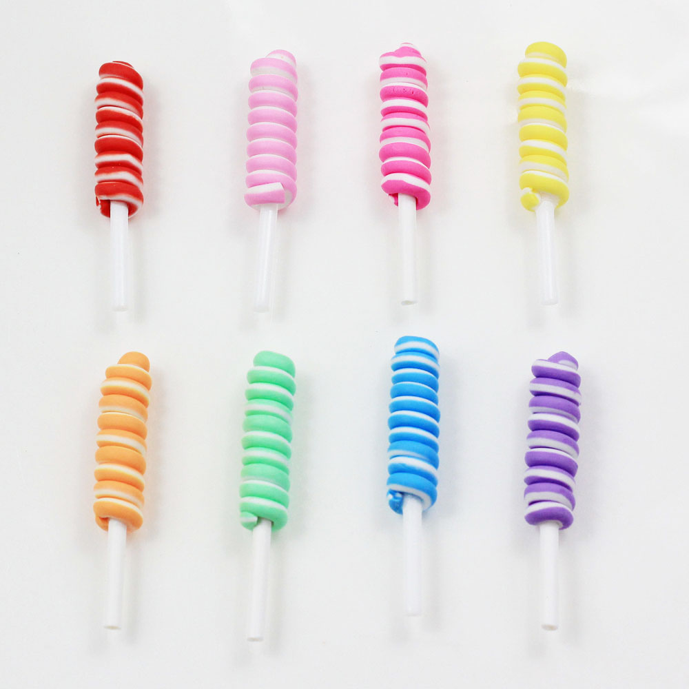 100/50pcs  8*52MM Long Lollipo - Christmas Craft Embellishment 评论和价格