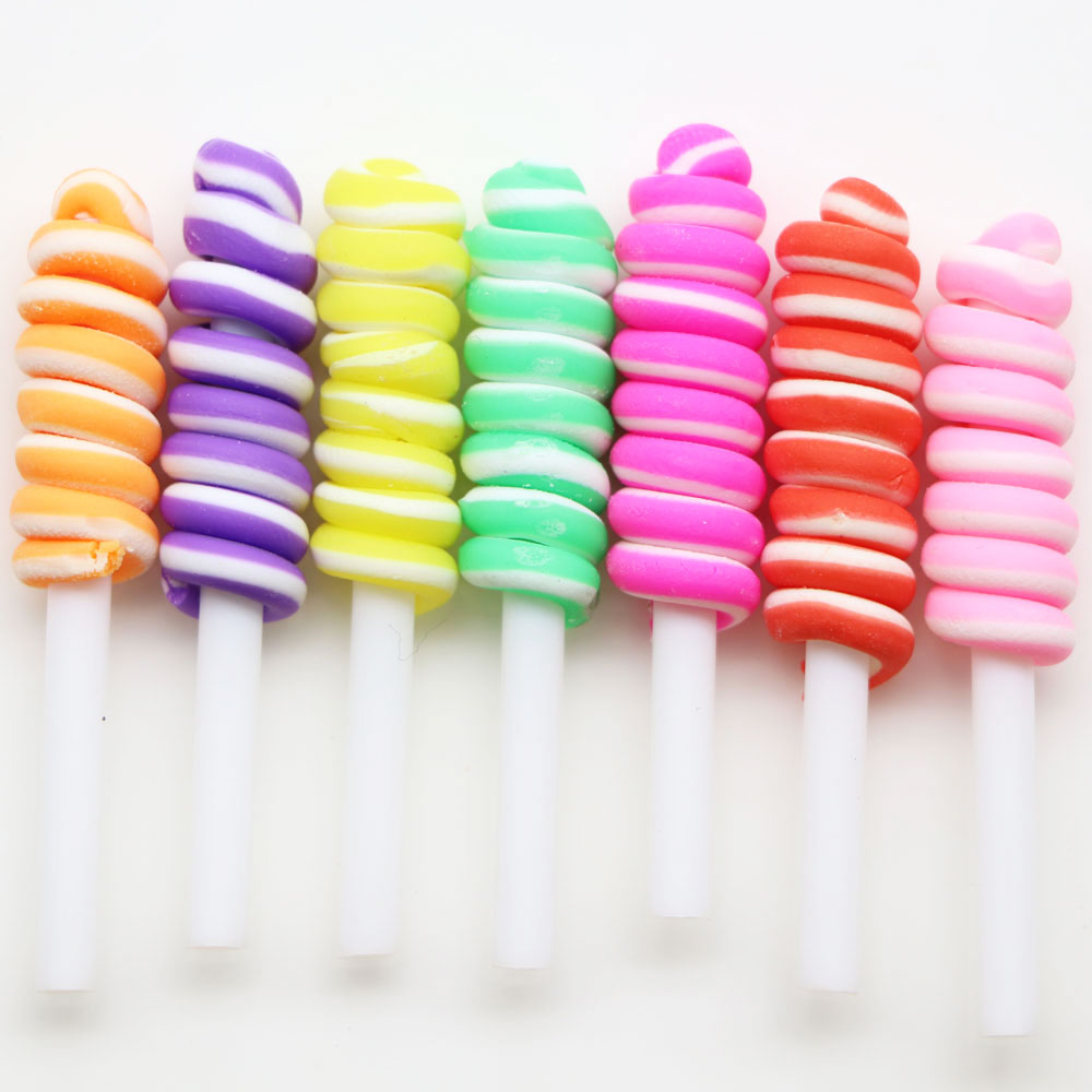 100/50pcs  8*52MM Long Lollipo - Christmas Craft Embellishment 评论和价格