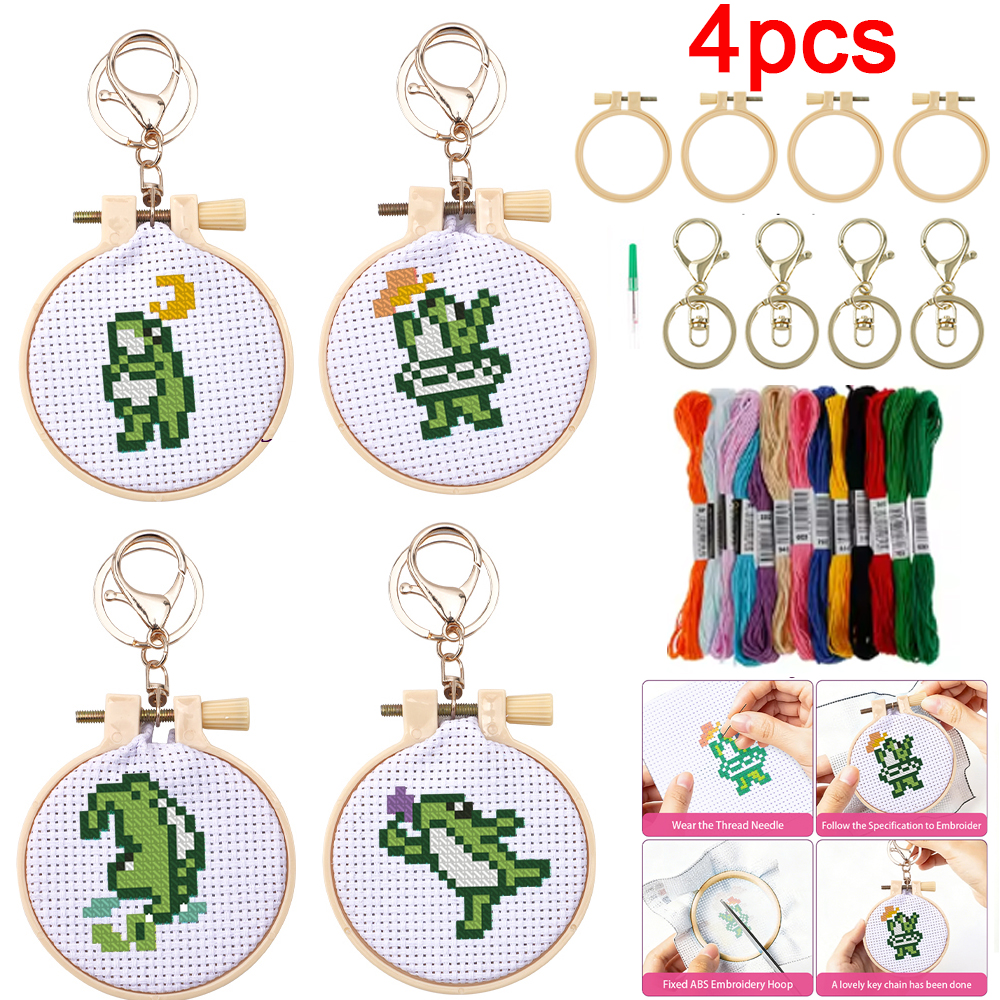 4pcs Embroidery Starter Kit DI - Embroidery Craft 评论和价格