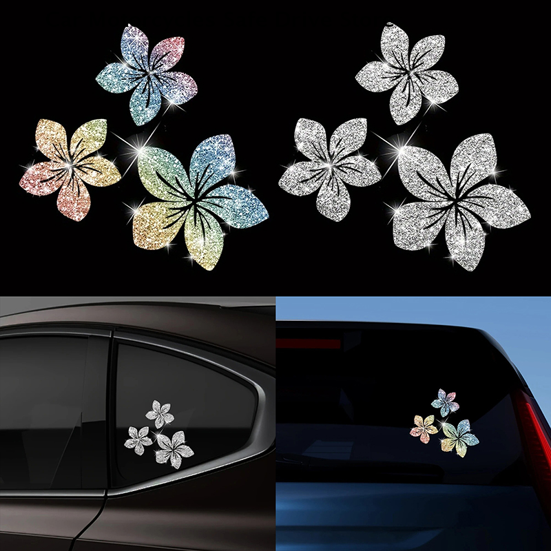 Floral Glitter Decorative Car  - Glitter Vinyl Roll 评论和价格