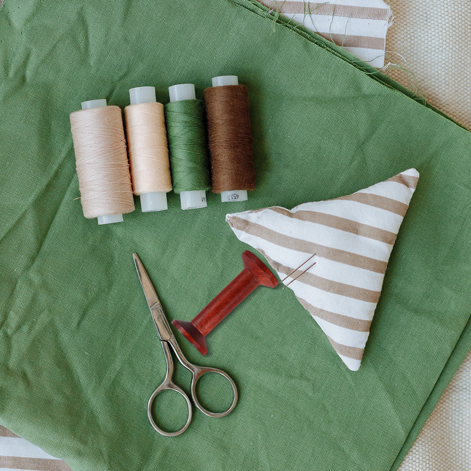 6Pcs Wooden Empty Spools for C - Embroidery Craft 评论和价格