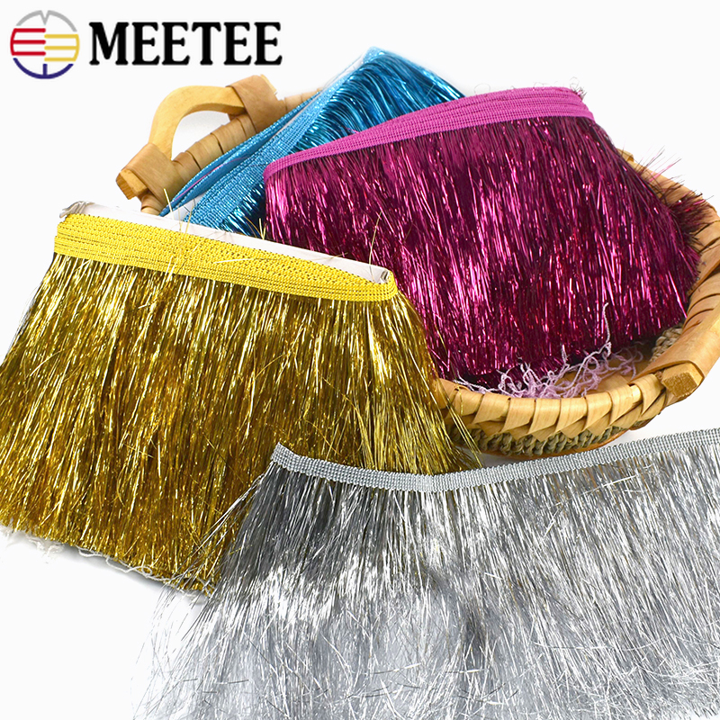10M 10/15/20cm Shiny Metallic  - Fringe Ribbon Sewing 评论和价格